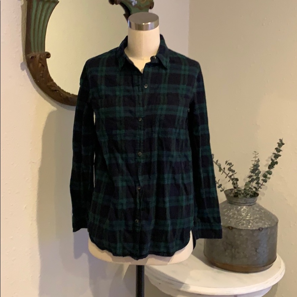 Madewell Classic Plaid Shirt XS